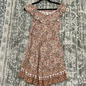 Off the shoulder dress